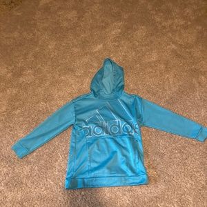 Light Blue Youth Adidas Hoodie